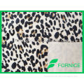 China manufacture 100% polyester leopard print fabric for upholstery